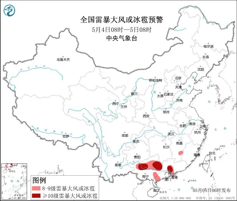 未来三天国内天气预报（5月4日）